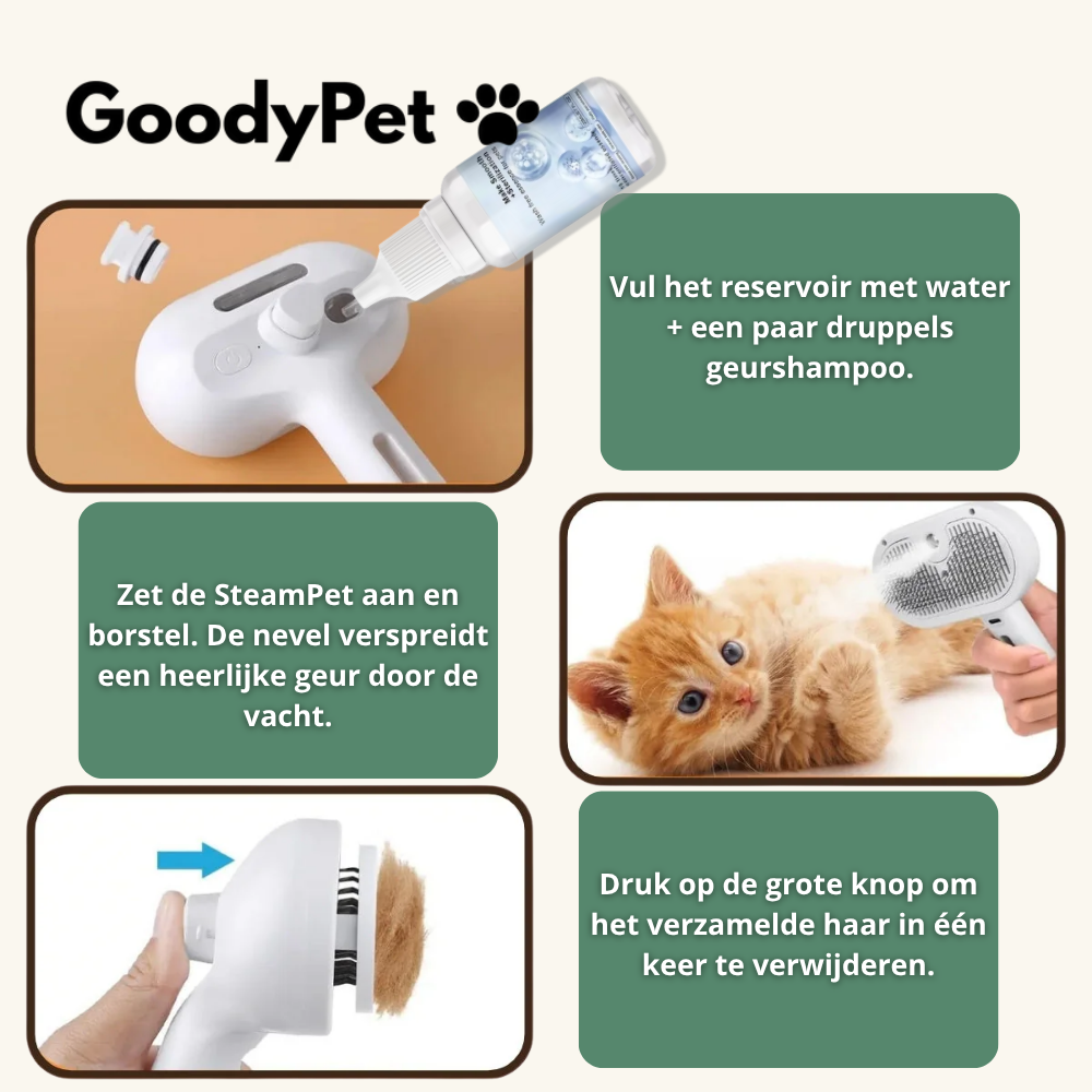 Geurdruppels voor de SteamPet